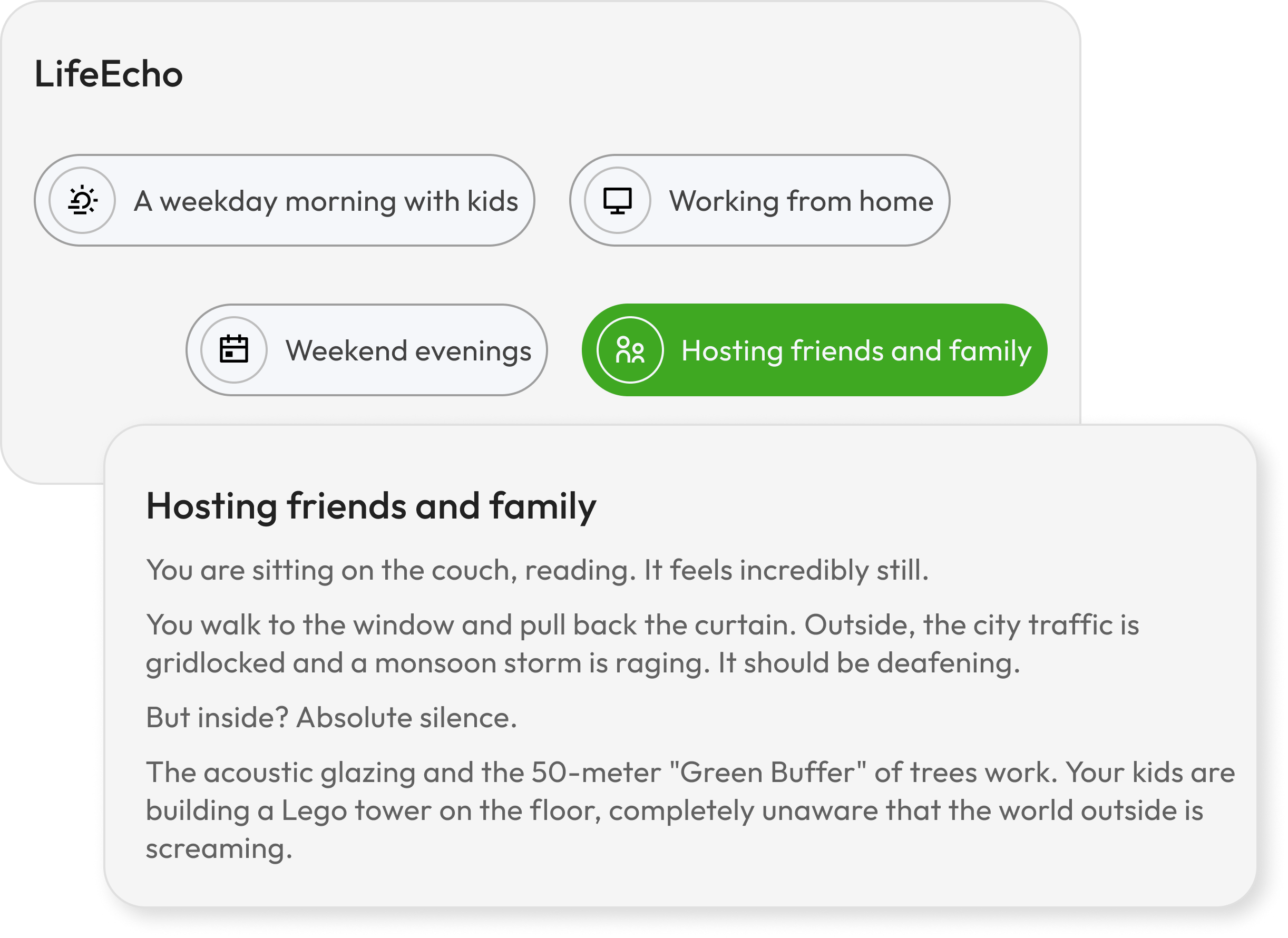 PropDeck AI Lifestyle Scenario Simulator for property planning